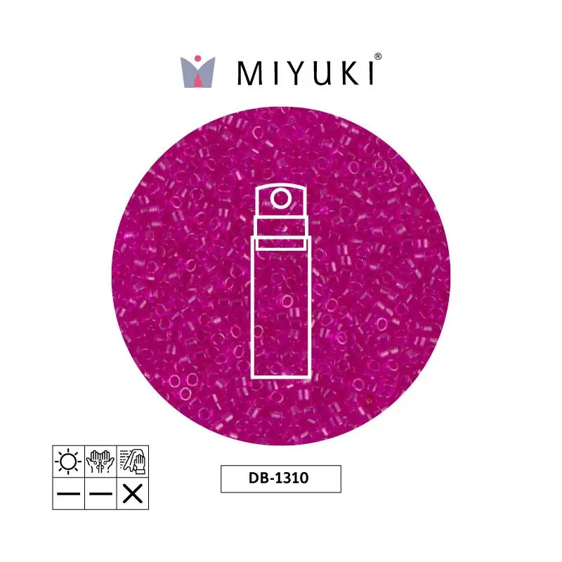 Miyuki delica 11/0 DB1310 transparente fucsia x 10gr