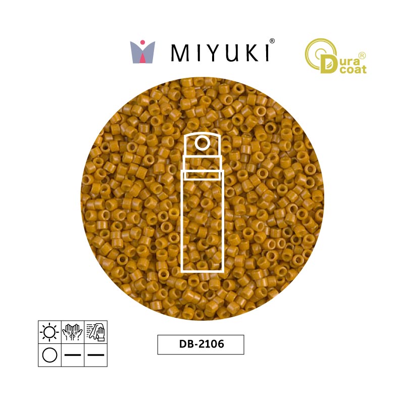 Miyuki delica 11/0 DB2106 durac opaco hawthorn x 10g
