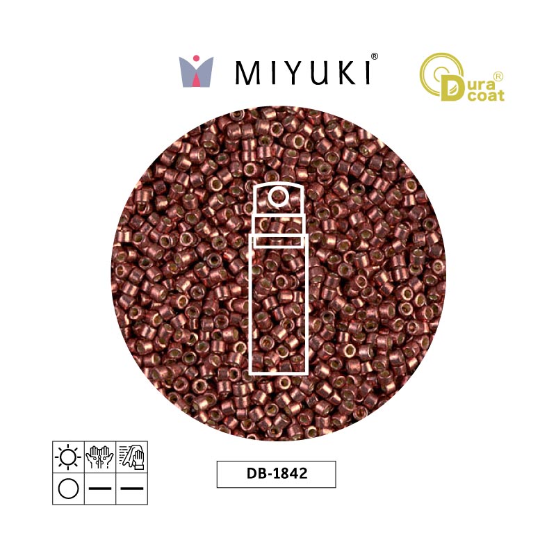 Miyuki delica 11/0 DB1842 galvanizado copper x 10gr