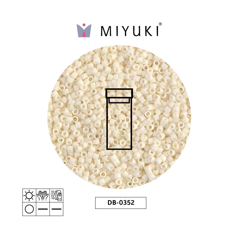 Miyuki delica 11/0 DB0352 mate crema x 3g