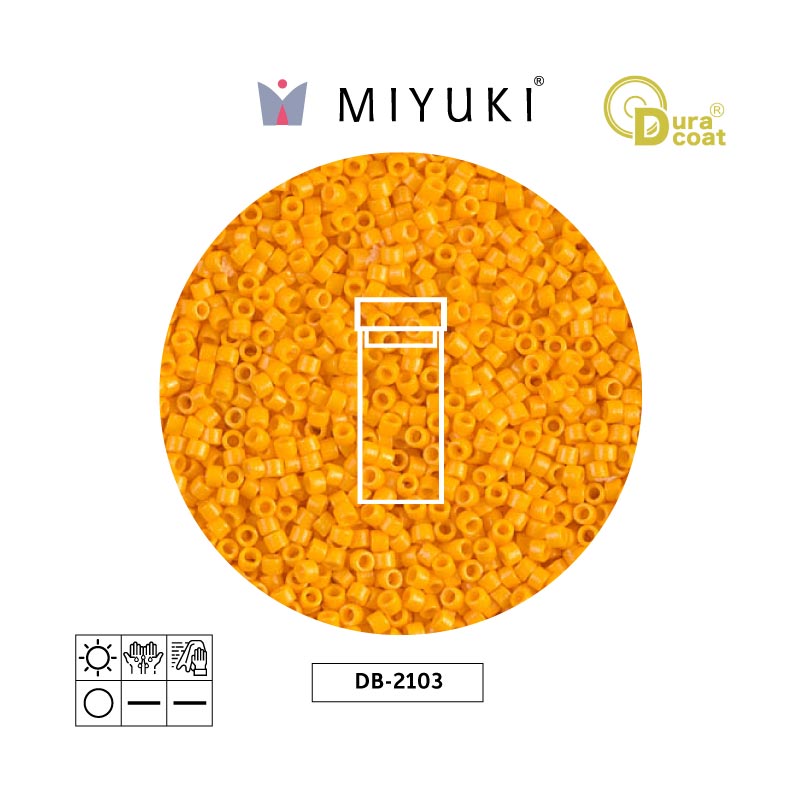 Miyuki delica 11/0 DB2103 opaco cantaloupe x 3g