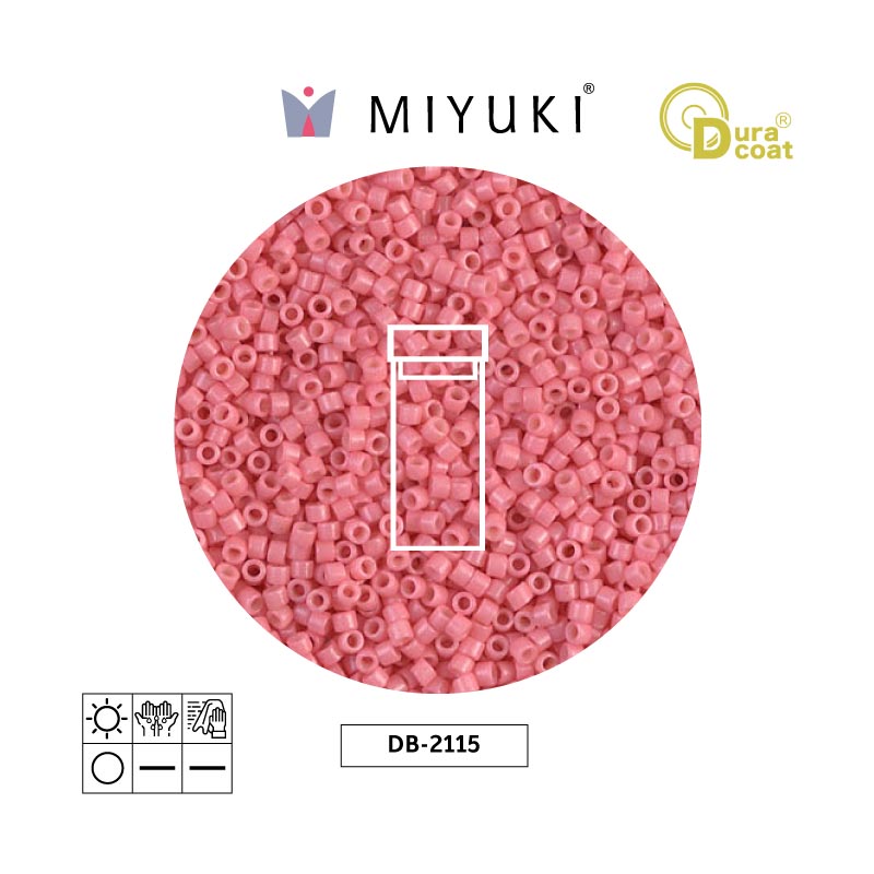 Miyuki delica 11/0 DB2115 opaco guava x 3g