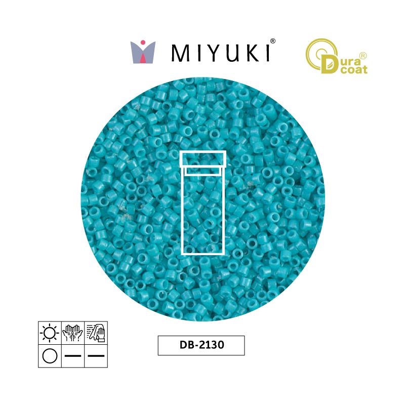 Miyuki delica 11/0 DB2130 opaco azul x 3g
