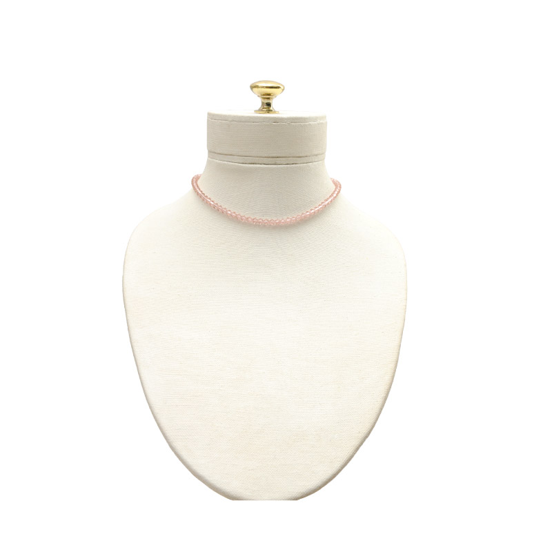 Collar swarovski rombo 4mm vintage rose x und