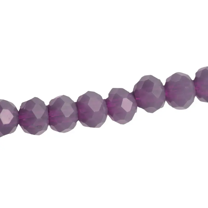 Murano rondela facetada 2mm morado mate 92 x 161unds