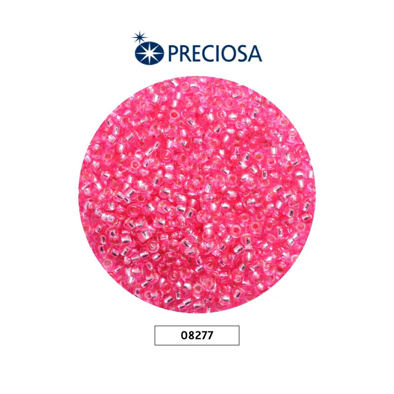 Mostacilla checa preciosa 10/0 08277 fucsia brillante x 500g