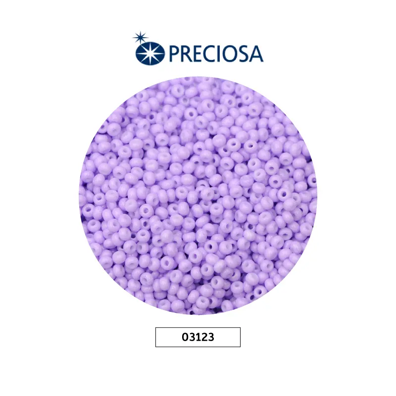 Mostacilla checa preciosa 2mm 03123 OP lila x 500g