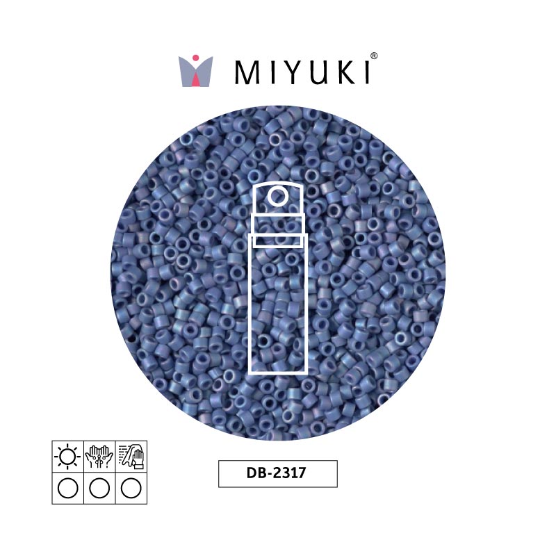 Miyuki delica 11/0 DB2317 mate gla bayberry AB x 10gr
