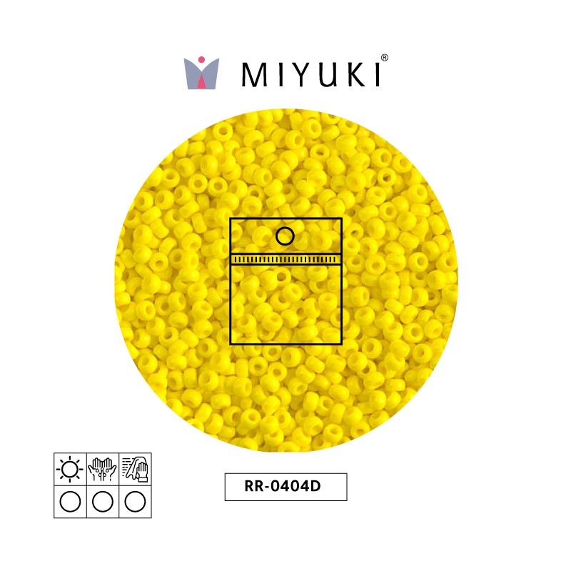 Mostacilla Miyuki rocalla 11/0 RR0404D opaco naranja amarillo x 25g