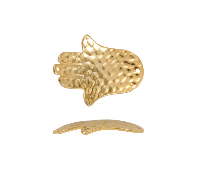 Herraje mano de fátima B1682 49x38mm/oro x und