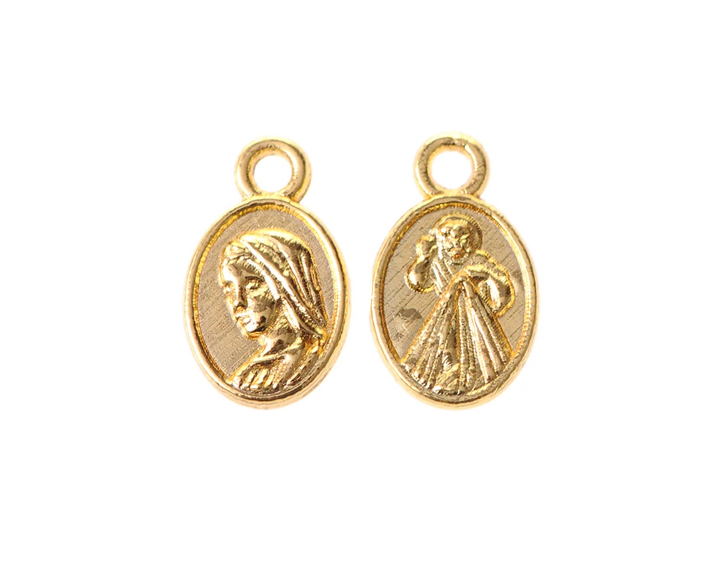 Medalla virgen 130 13x8mm/golfi x und