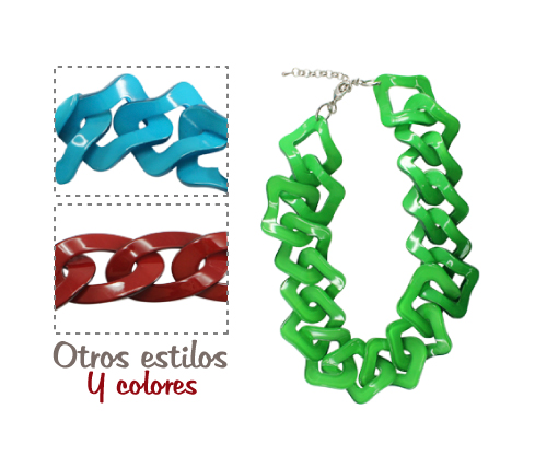 Collar corto colores varios en AC