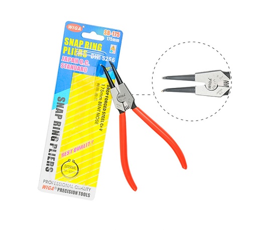 Alicate inverso punta curva Wiga 7' x und