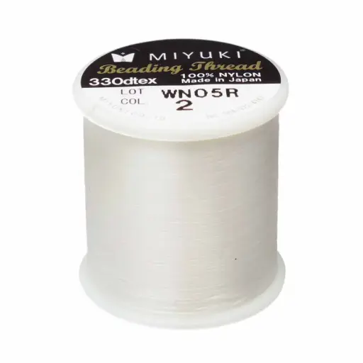 [23667] Hilo miyuki K4570 #02 crema x 50m