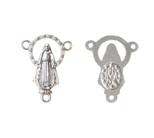 [24444] Crucero virgen milagrosa 24x18mm/NQ x 10unds