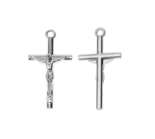 [24450] Cruz cristo 213 27x14mm/NQ x 10unds