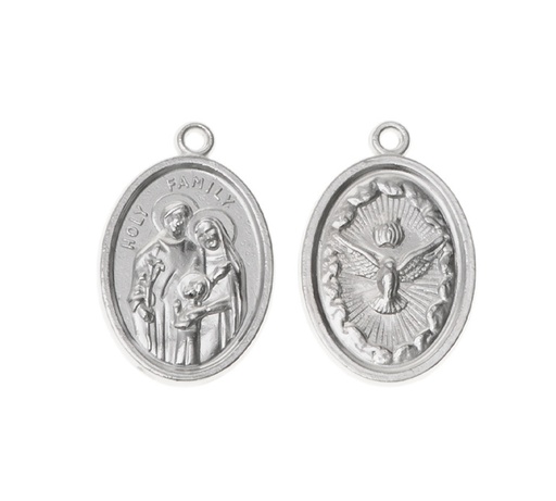 [24499] Medalla sagrada familia 392-3 25x16mm/NQ x 10unds