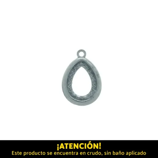 [24994] Pendiente pera 26x18mm A-36168/R x und