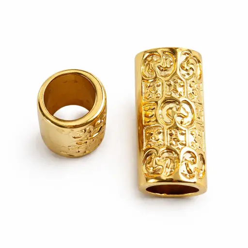 [25026] Herraje separador grabano PAO521 8x19mm/dorado x u