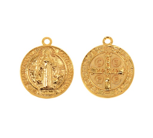 [26699] Medalla san benito A21542/golfi 23mm x und