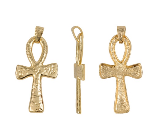 [26807] Pendiente cruz 115x62mm H-25275/golfi x und