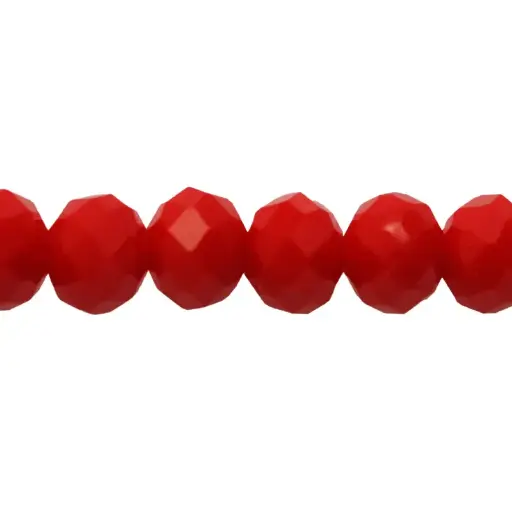 [27505] Murano rondela facetada 3mm coral 84 x 140unds