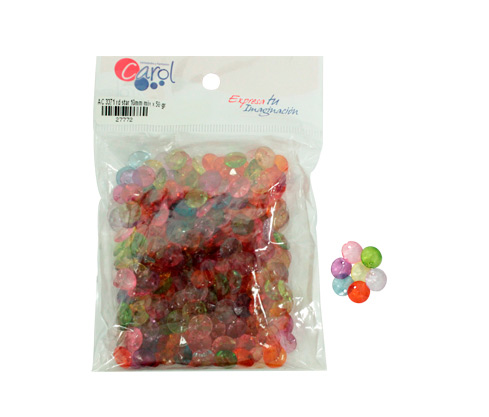 [27772] Acrilico 3371 redonda star 10mm mix x 50 gr