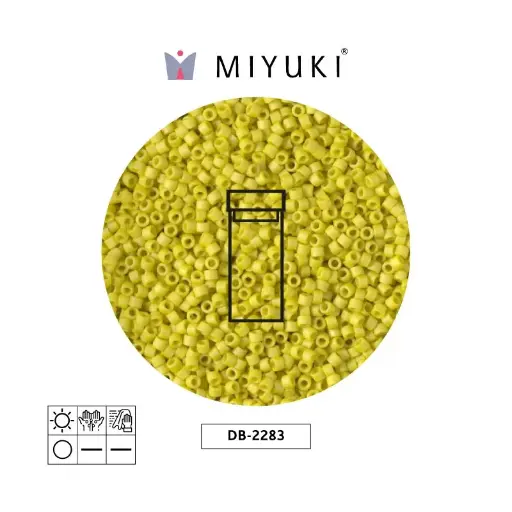 [28120] Miyuki delica 11/0 DB2283 opaco glazed citron x 3g