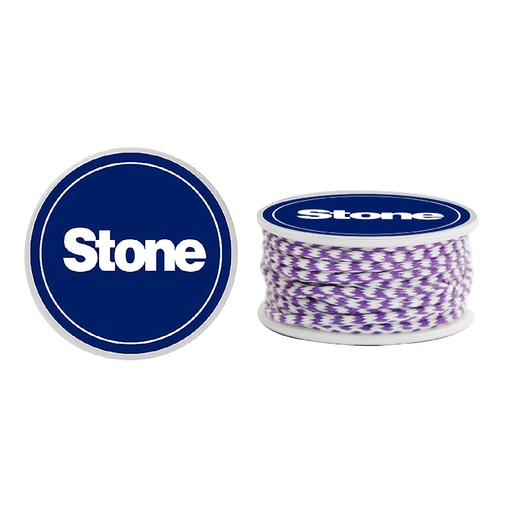 [21570] Cordon vibora 1.5mm blanco-morado x 3m