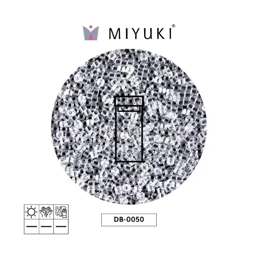 [30565] Miyuki delica 11/0 DB0050 cristal lusterr x 3g