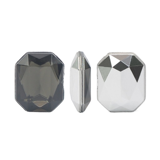 [32163] Acrilico K1012 octagon con cono 8x10mm black diamond 35 x und