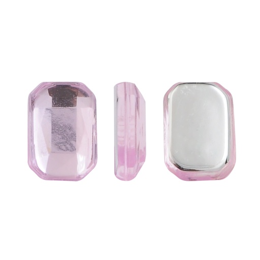 [11670] Acrilico K1013 octagon con cono 4x6mm vintage rose 22 x und
