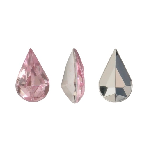 [31988] Acrilico K1017 gota con cono 5x8mm vintage rose 22 x und