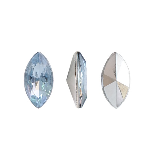 [14424] Acrilico K1015 marquesa con cono 3x6mm light sapphire 11 x und