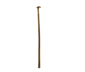[13207] Alfiler head pin 0.7mm x 3.8cm/champagne x und