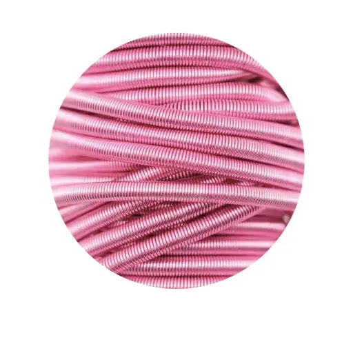 Alambre bullion - french wire 0.7mm rosado x 5g