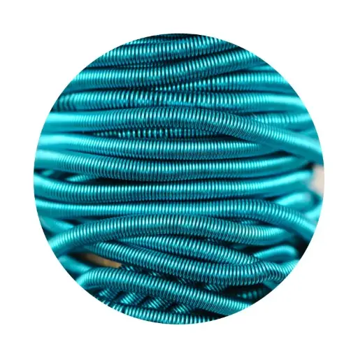 Alambre bullion - french wire 0.7mm turquesa x 5g