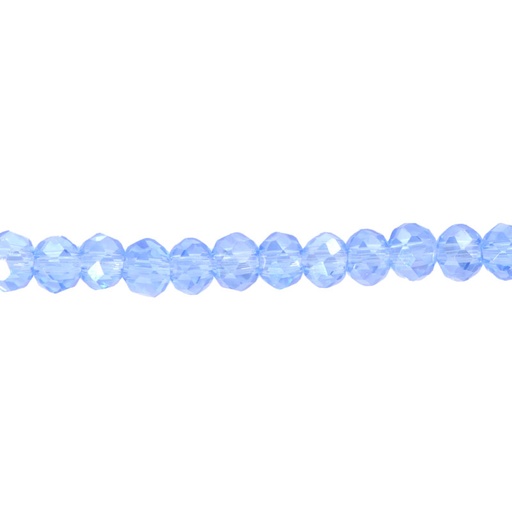 [29330] Murano rondela facetada 3mm light sapphire 04 x 110unds