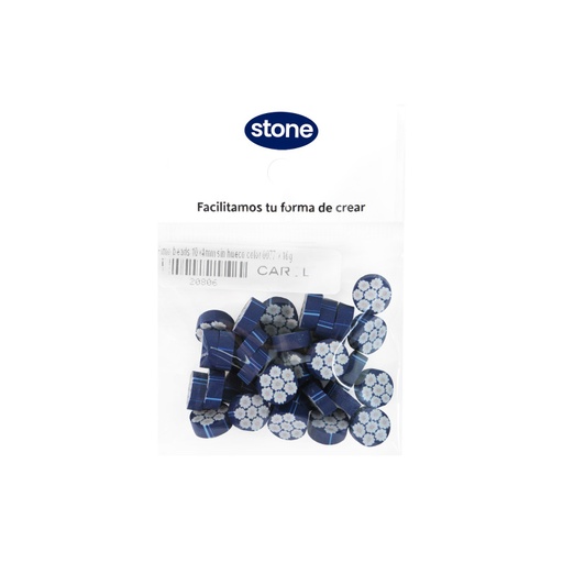 [20806] Fimo beads 10x4mm sin hueco color 0077 x 16g