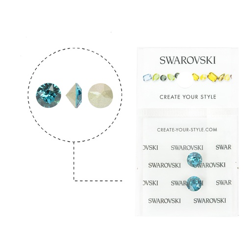 [12672] 1088 swarovski chaton indicolite F SS29 x 2unds