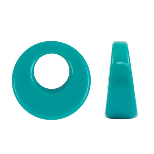 [17699] Tagua S-1767 turquesa 17 35x15mm x und