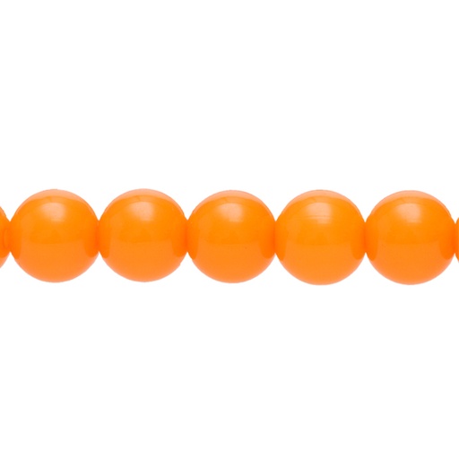 [18334] Sarta acrilico redondo 10mm 657 naranja x 41unds