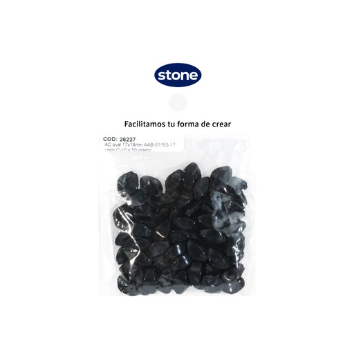 [26227] Acrilico oval 17x14mm AAB-51153-17 color C-10 x 50 gramo