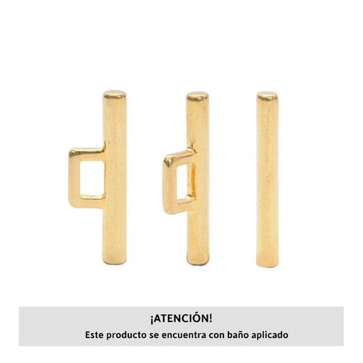 Broche baston liso 25x8mm/GP x und