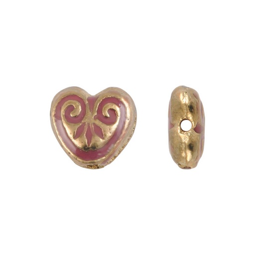 [19224] Separador corazon K-3529 19x8mm rosado x und