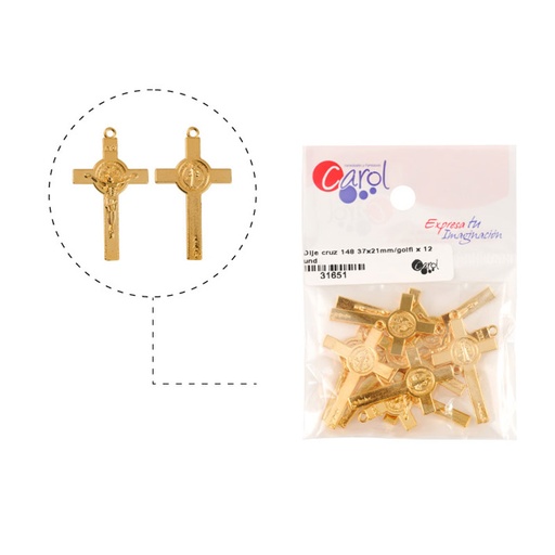 [31651] Cruz 148 37x21mm/golfi x 6 und