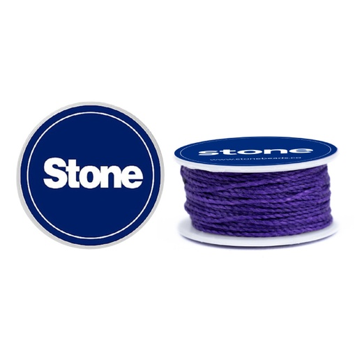 [11495] Cordon encerado linhasita 1mm 369 morado x 8m