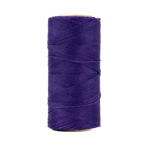 [19957] Cordon encerado linhasita 1mm 332 morado x 168m