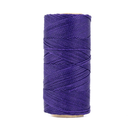 [19945] Cordon encerado linhasita 1mm 369 morado x 168m