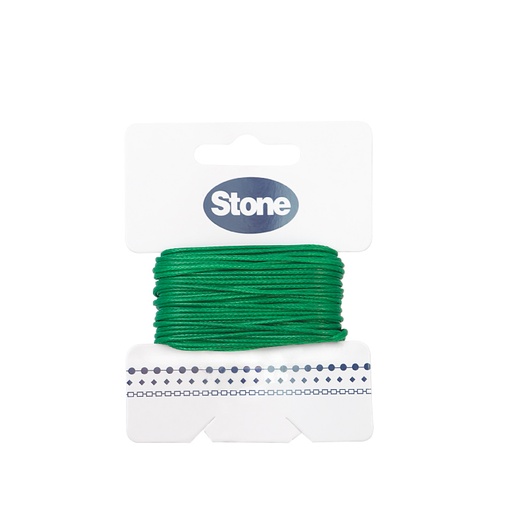 [25250] Cordon vibora 1mm 120 verde x rollo 8m